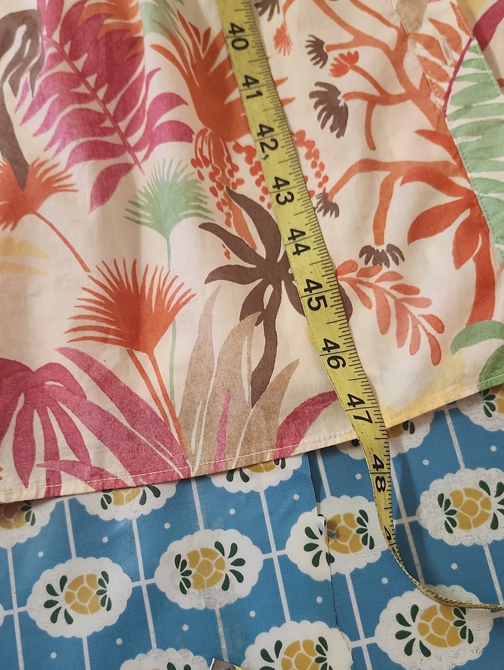 J. McLaughlin Tybee Jungle Melody Midi Shift Dress Cotton Resortwear Size Large - Picture 7 of 10